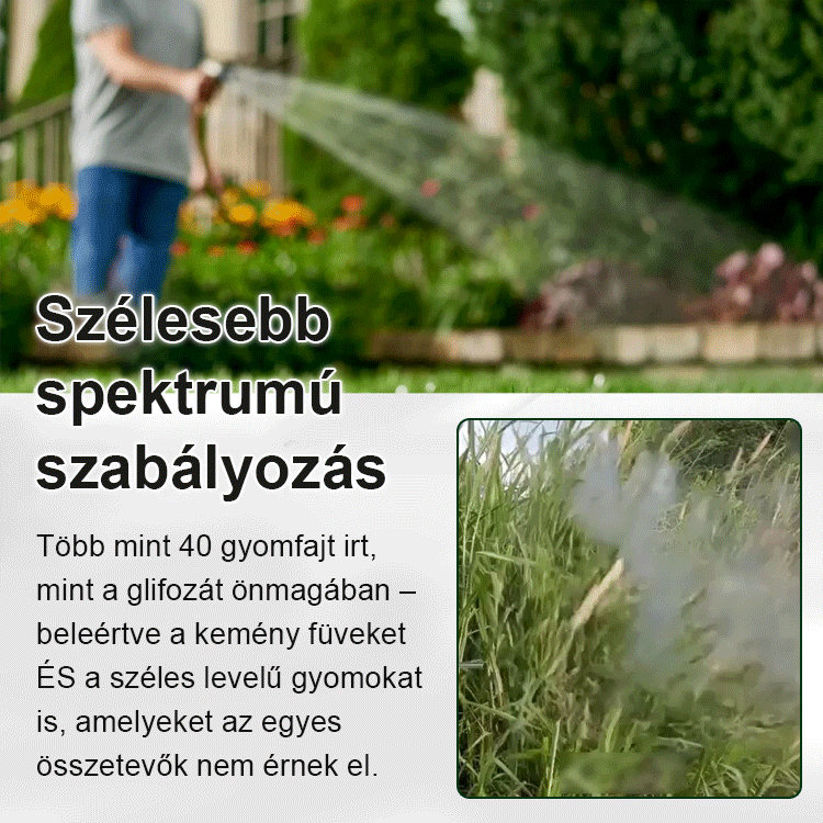 Két az egyben erős hatású gyomirtó szer