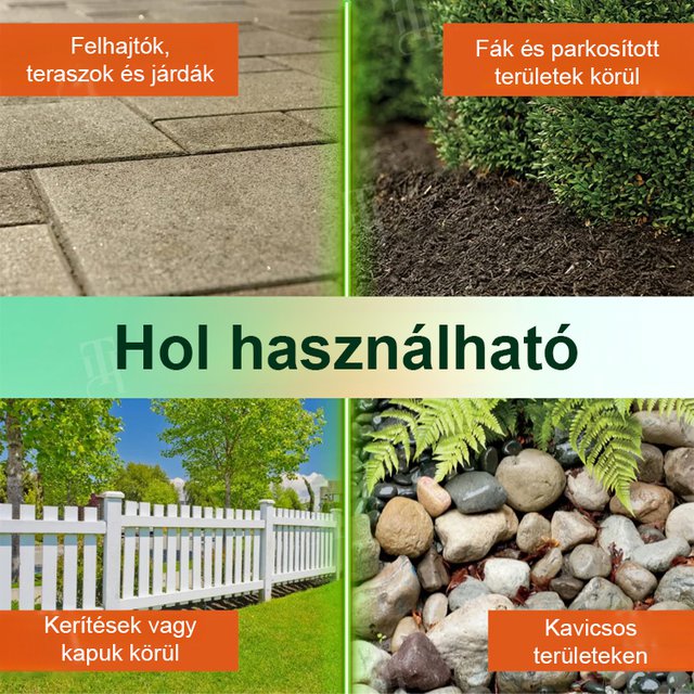 Két az egyben erős hatású gyomirtó szer