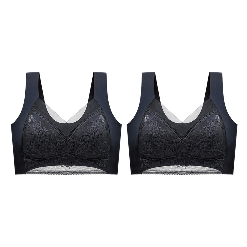 👙 Szuper kényelmes és puha női csipkés melltartó acélgyűrű nélkül【✨1 + 1 ingyenes】