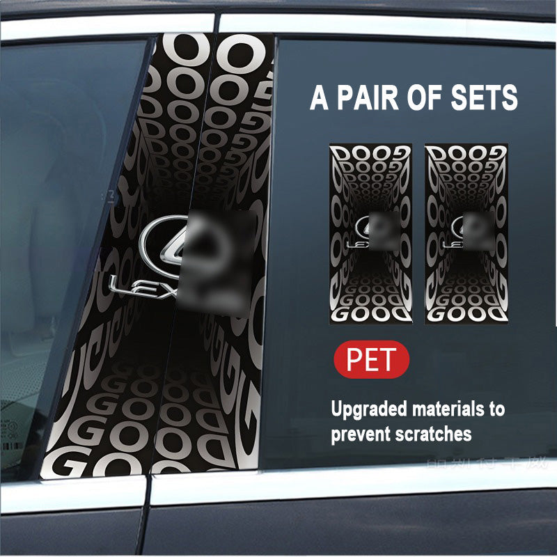 🔥Kiárusítás🔥2025-ös autó kreatív B-oszlop módosító HD védőfólia (2 db)