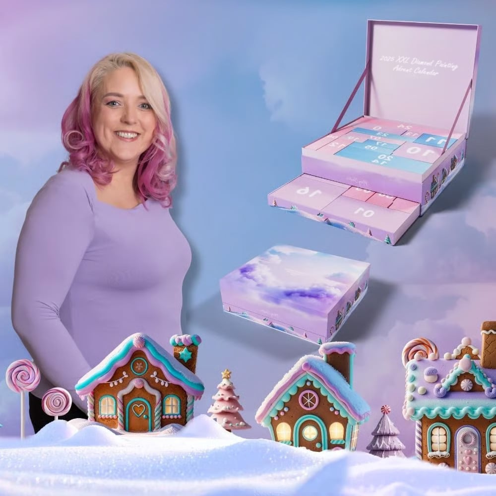 💎2025 XXL gyémántfestéses adventi naptár