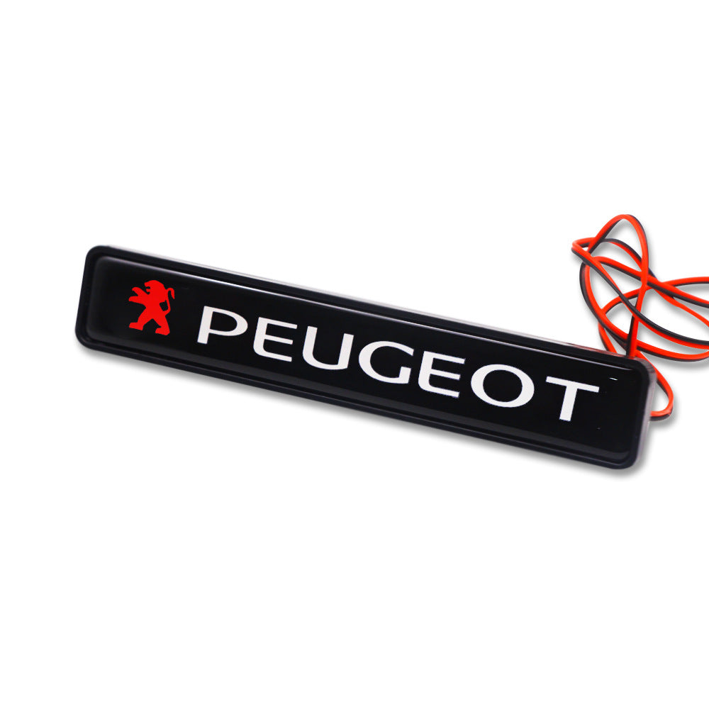 Forró akció ✨50% kedvezmény ✨Stílusos, hangulatos LED lámpa logóval az autó középső hűtőrácsára