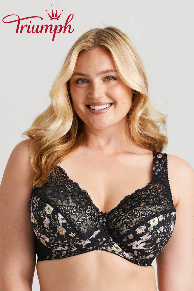 Triumph® 3 részes melltartó💖 csipkéből és virágos hímzésből