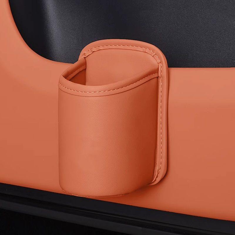 Velora Bőr pohártartó – Könnyen felszerelhető, testreszabható logóval