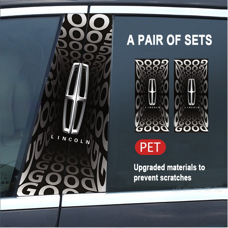 🔥Kiárusítás🔥2025-ös autó kreatív B-oszlop módosító HD védőfólia (2 db)