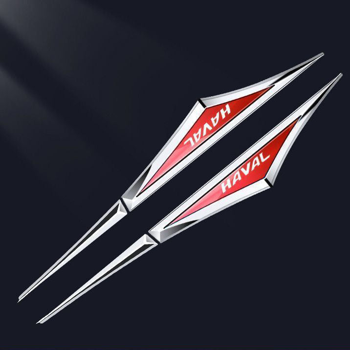 Kreatív horganyzott fém autómatricák✨2 db✨