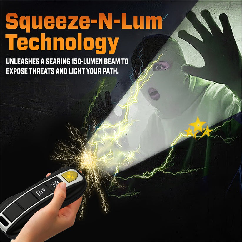 🛡️VORTAC V57 limitált kiadás 2025, autókulcs sokkolóval