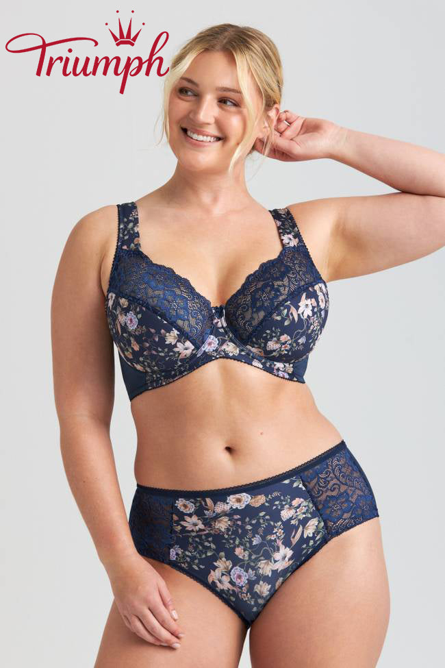 Triumph® 3 részes melltartó💖 csipkéből és virágos hímzésből