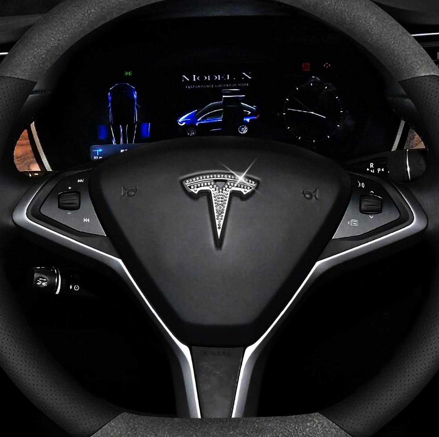 Kristály kormánykerék matrica