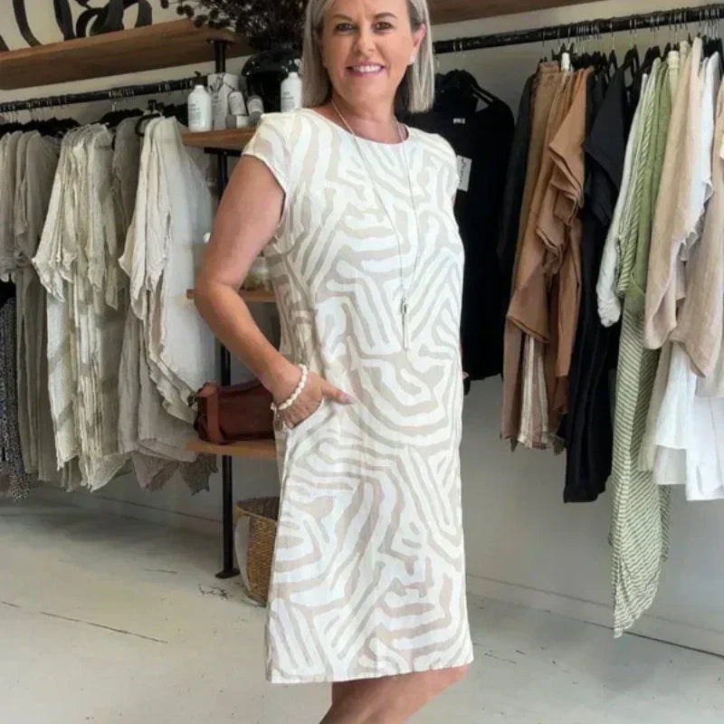 🎁2025-ös Bohém Vintage Mintás Lezser Ruhák👗