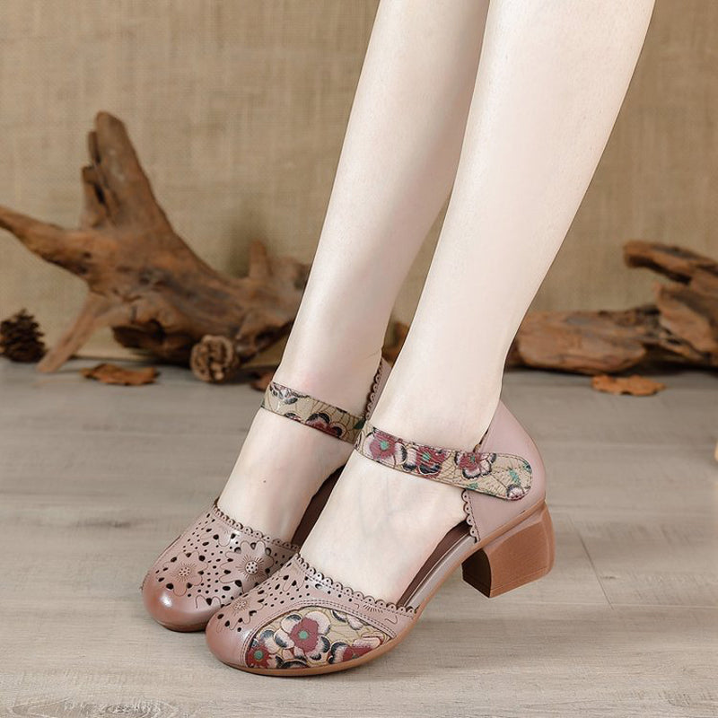 Kényelmes női vintage stílusú szandálok