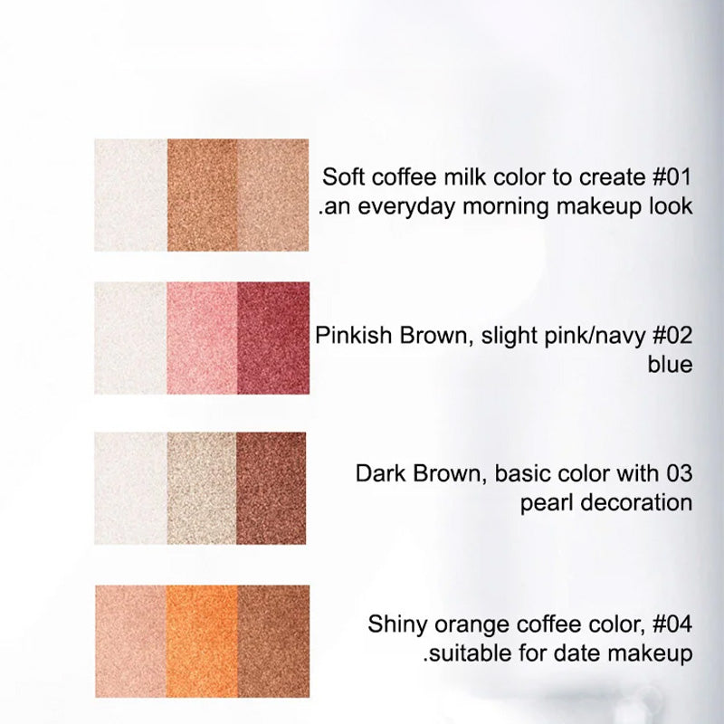 💕Vásárolj 1-et, kapsz 2-t ingyen💕Vízálló szemhéjfesték színátmenetes csillogással