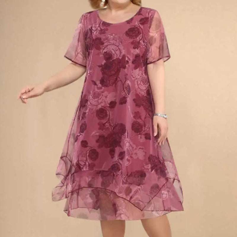 🌺Elegáns, bő sifon ruhák plus size méretekben