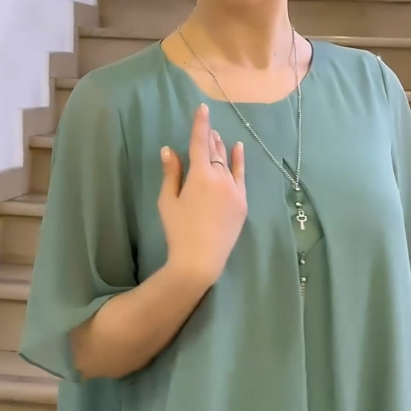 🔥👗 Laza női ruha egyszínűben