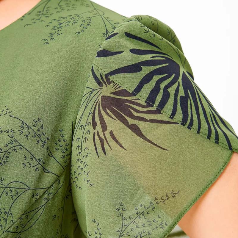 🔥 A vonalú ruha övvel | Virágmintás és nyári stílusú ruha