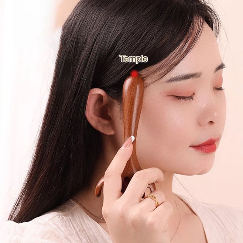 Meridian masszázsfésű hatkarmú