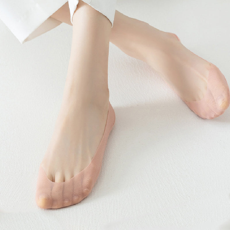 🔥Nyári Akció 🔥 Női Áttetsző Hálós, Alacsony Dekoltációjú, Láthatatlan Hálós Zokni