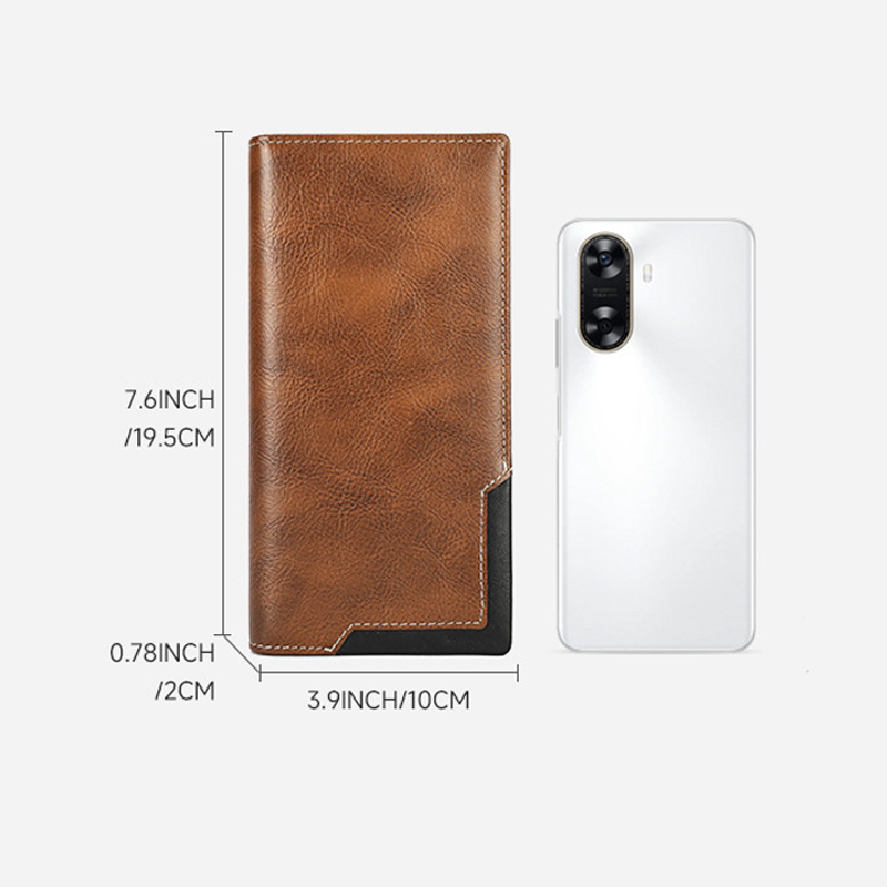 Hosszú, vintage férfi pénztárca