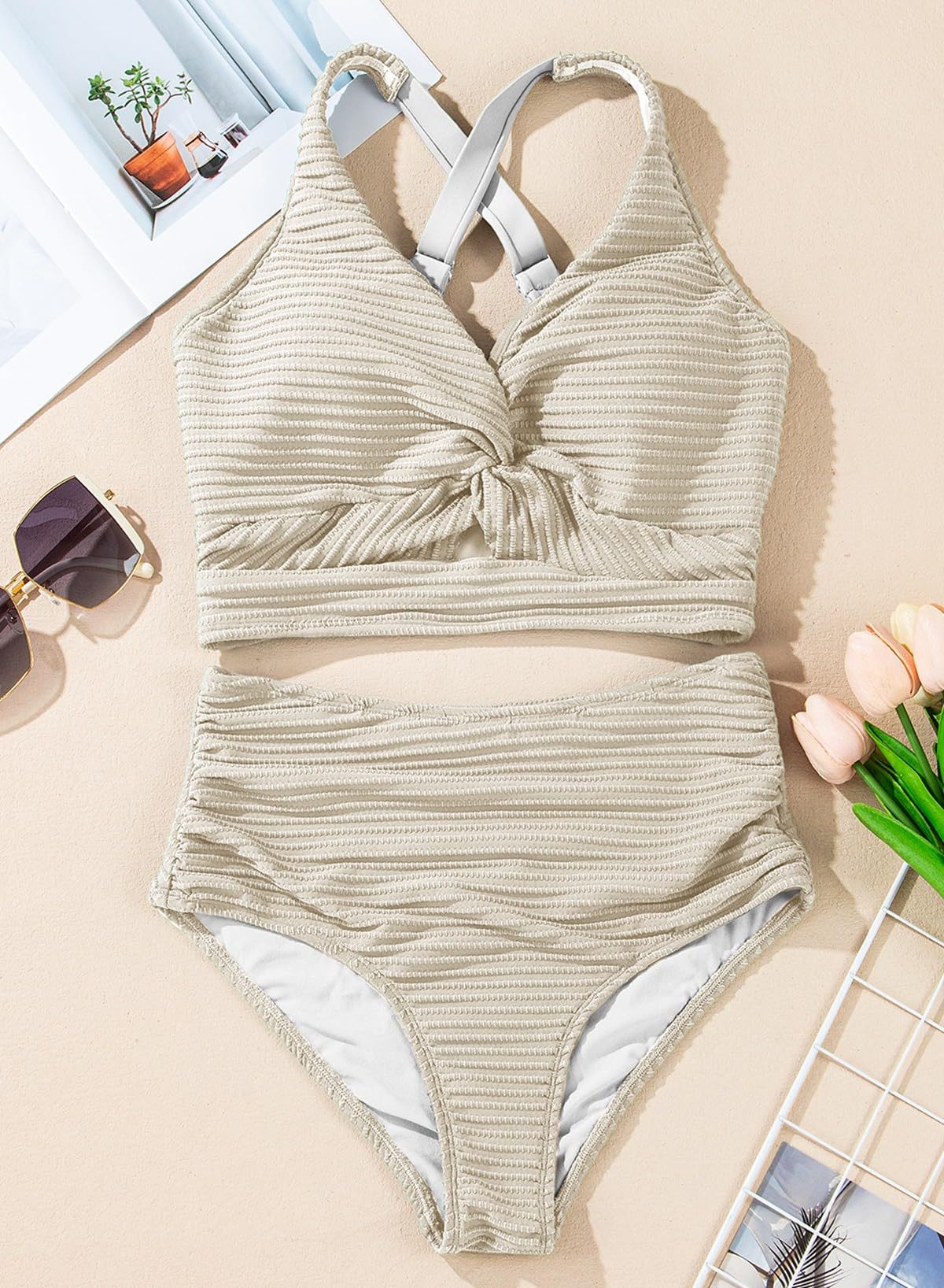 👙Magas derekú bikini szett