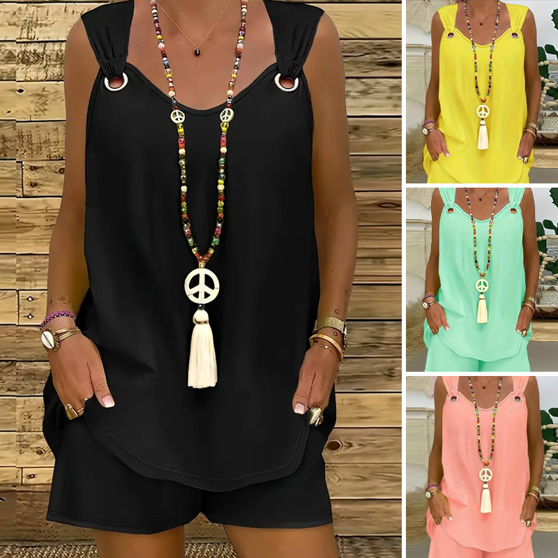 2 részes szett - ujjatlan felső és rövidnadrág