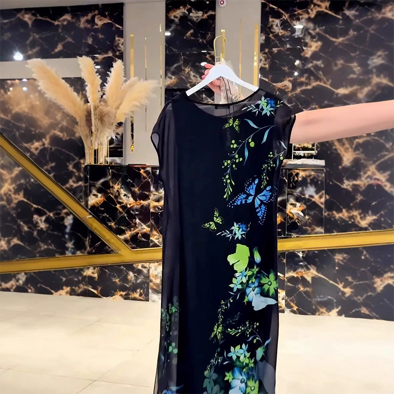 👗Elegáns virágmintás tüllruhák nőknek🌸