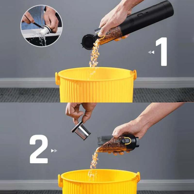 🥇Hordozható autós porszívó nagy szívóteljesítménnyel🌪️