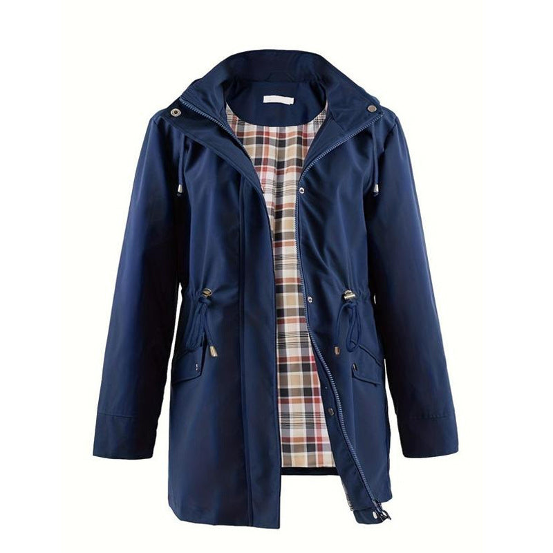 🧥50% kedvezmény🌧️💧 Egyszerű, vízálló és szélálló kabát, szélálló kabát kapucnival🍃