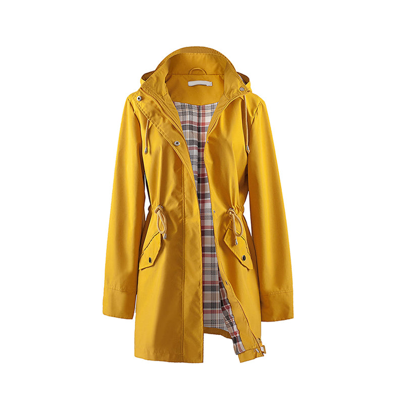 🧥50% kedvezmény🌧️💧 Egyszerű, vízálló és szélálló kabát, szélálló kabát kapucnival🍃