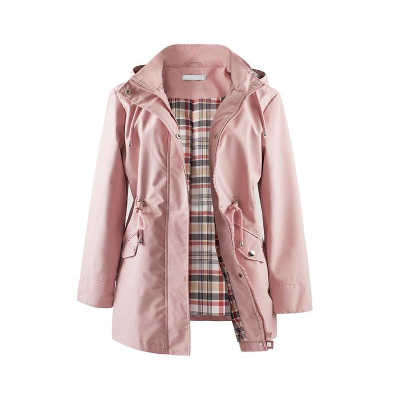 🧥50% kedvezmény🌧️💧 Egyszerű, vízálló és szélálló kabát, szélálló kabát kapucnival🍃