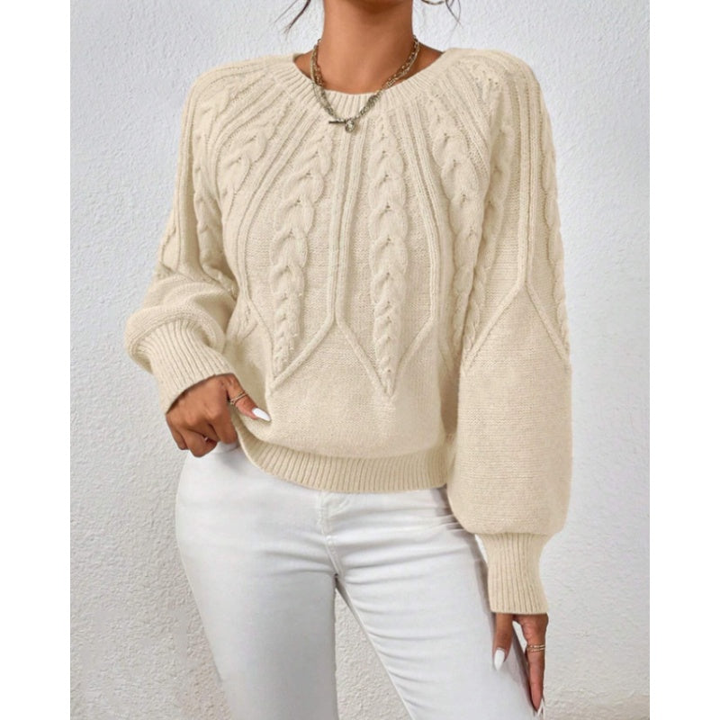 【S-2XL】✨Női lezser hosszú ujjú kötött blúz