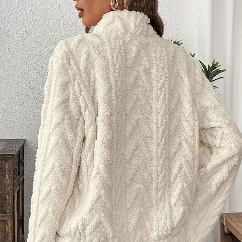 🍂Félig cipzáras kapucnis pulóver