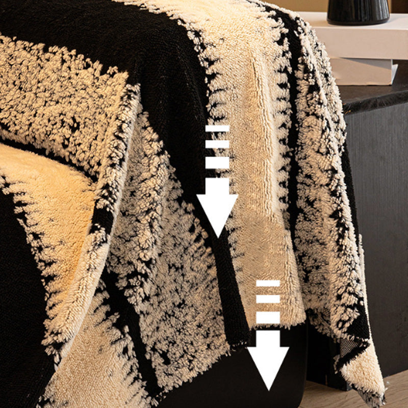 Puha, csúszásmentes plüss kanapéhuzat