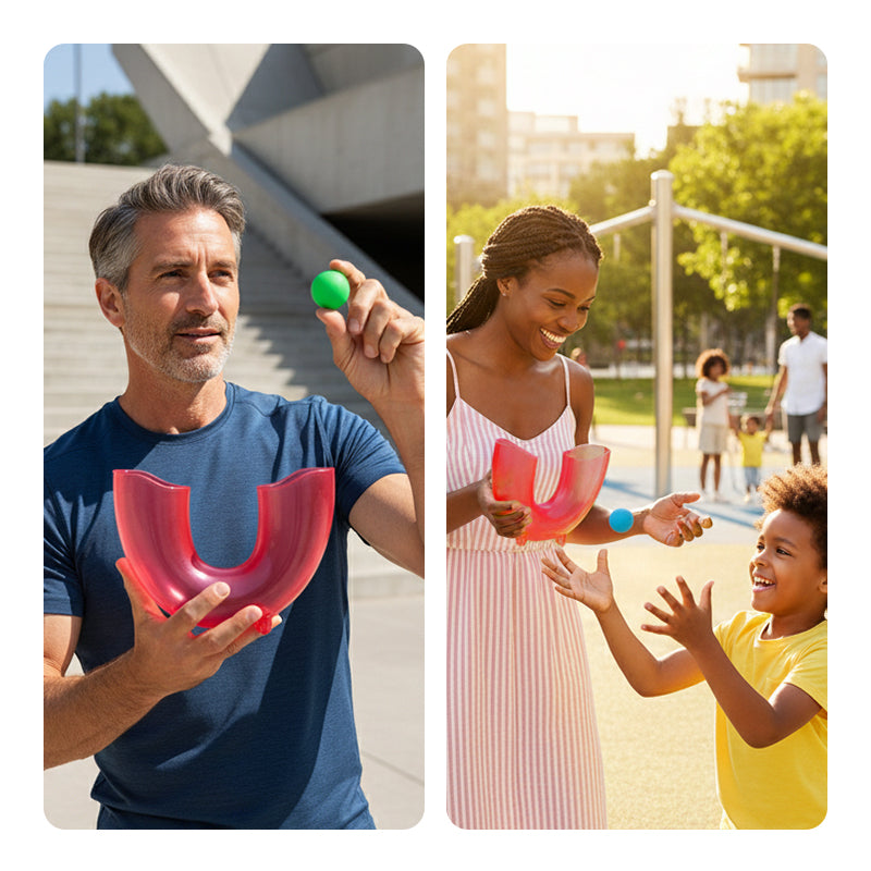 Pindaloo zsonglőrködési játék három labdával